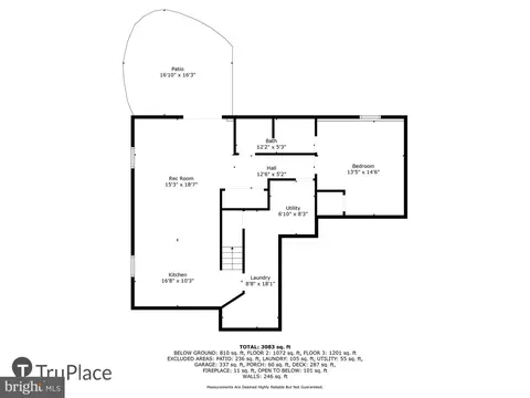 Floorplan - 3404 Olive Branch Dr, Silver Spring, MD 20904 photo 4 of 4