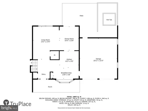 Floorplan - 14908 Flintstone Ln, Silver Spring, MD 20905 photo 4 of 5