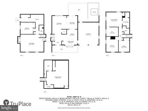 Floorplan - 14908 Flintstone Ln, Silver Spring, MD 20905 photo 1 of 5