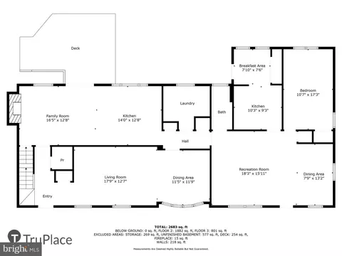 Floorplan - 17 Diller Ct, Boyds, MD 20841 photo 3 of 4