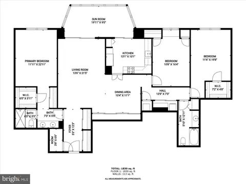 Floorplan - 15101 Interlachen Dr #1-914, Silver Spring, MD 20906 photo 1 of 1