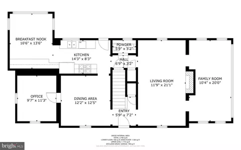 Floorplan - 9601 Sutherland Rd, Silver Spring, MD 20901 photo 2 of 4