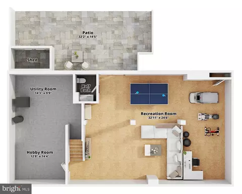 Floorplan - 601 Stone House Ln, Silver Spring, MD 20905 photo 3 of 3