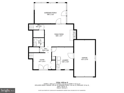Floorplan - 19924 Westerly Ave, Poolesville, MD 20837 photo 1 of 3