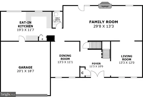Floorplan - 14701 Native Dancer Rd, North Potomac, MD 20878 photo 1 of 3