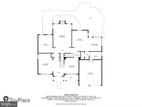 Floorplan - 18526 Rushbrooke Dr, Olney, MD 20832 photo 2 of 4