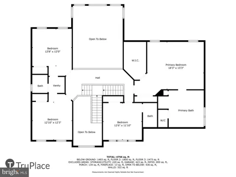 Floorplan - 18526 Rushbrooke Dr, Olney, MD 20832 photo 1 of 4