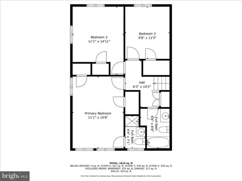 Floorplan - 2005 Cascade Rd, Silver Spring, MD 20902 photo 4 of 9
