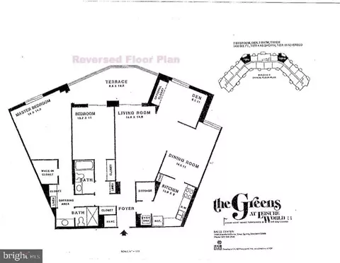 Floorplan - 15100 Interlachen Dr #4-918, Silver Spring, MD 20906 photo 1 of 1