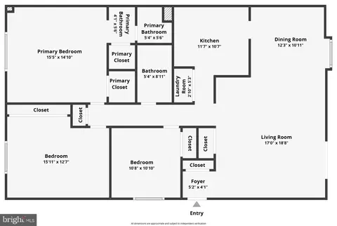 Floorplan - 15301 Wallbrook Ct #48-1G, Silver Spring, MD 20906 photo 1 of 1