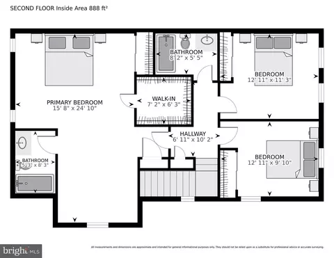 Floorplan - 12 Tynewick Ct, Silver Spring, MD 20906 photo 3 of 3