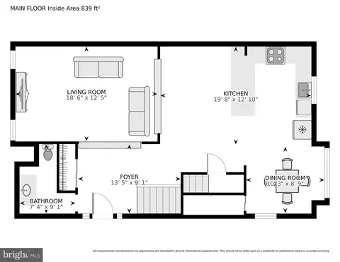 Floorplan - 12 Tynewick Ct, Silver Spring, MD 20906 photo 2 of 3