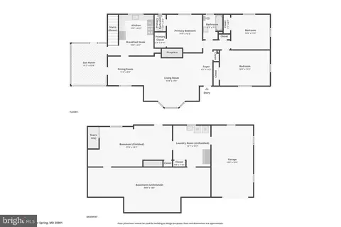 Floorplan - 405 Southwest Dr, Silver Spring, MD 20901 photo 3 of 3