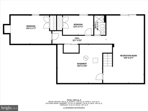 Floorplan - 14709 Harvest Ln, Silver Spring, MD 20905 photo 4 of 4