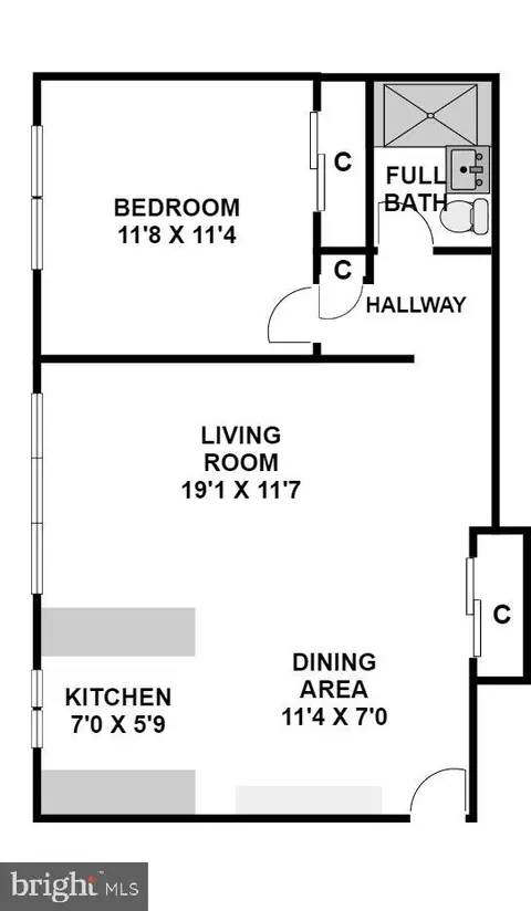 Floorplan - 9736 Glen Ave #201-97, Silver Spring, MD 20910 photo 1 of 1