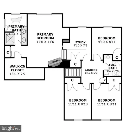 Floorplan - 9 Fairdale Ct, Silver Spring, MD 20905 photo 2 of 3