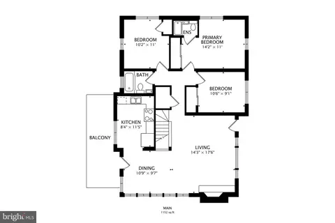 Floorplan - 10146 Dallas Ave, Silver Spring, MD 20901 photo 1 of 2