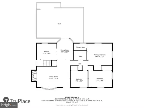 Floorplan - 15003 Lear Ln, Silver Spring, MD 20905 photo 1 of 3