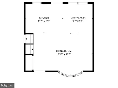 Floorplan - 3018 Kramer St, Silver Spring, MD 20902 photo 2 of 4