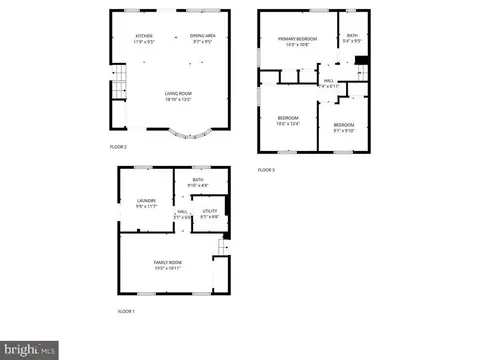 Floorplan - 3018 Kramer St, Silver Spring, MD 20902 photo 4 of 4
