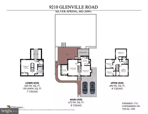 Floorplan - 9210 Glenville Rd, Silver Spring, MD 20901 photo 1 of 1