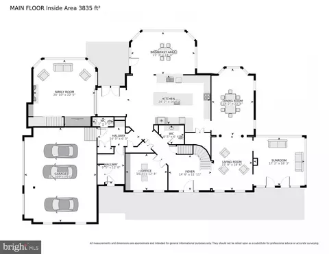 Floorplan - 17512 Ashton Forest Ter, Sandy Spring, MD 20860 photo 1 of 4