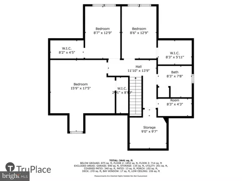 Floorplan - 1750 Overlook Dr, Silver Spring, MD 20903 photo 2 of 4
