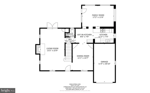 Floorplan - 9508 Bruce Dr, Silver Spring, MD 20901 photo 2 of 4