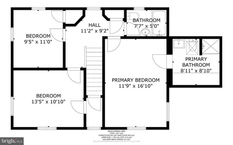 Floorplan - 9508 Bruce Dr, Silver Spring, MD 20901 photo 3 of 4