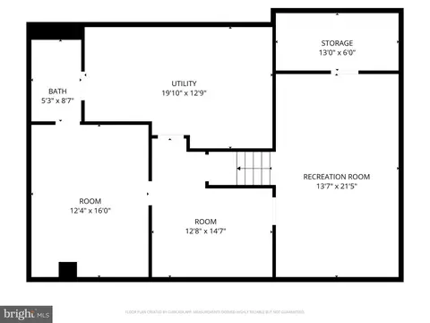 Floorplan - 1707 Myrtle Rd, Silver Spring, MD 20902 photo 1 of 3