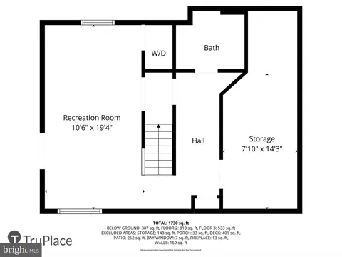Floorplan - 10003 Reddick Dr, Silver Spring, MD 20901 photo 3 of 3