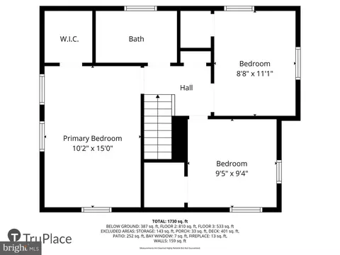 Floorplan - 10003 Reddick Dr, Silver Spring, MD 20901 photo 2 of 3