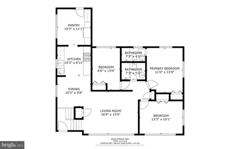 Floorplan - 13316 Dauphine St, Silver Spring, MD 20906 photo 2 of 3
