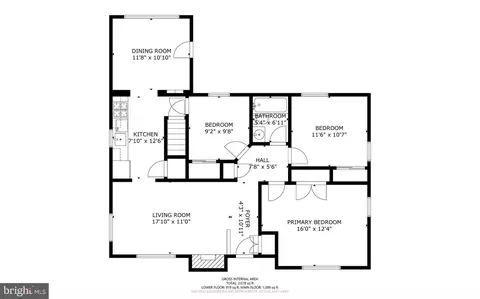 Floorplan - 12706 Atherton Dr, Silver Spring, MD 20906 photo 1 of 2