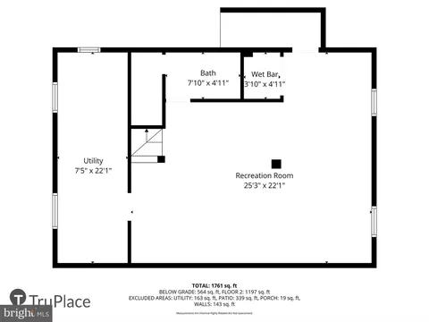 Floorplan - 11515 Lund Pl, Silver Spring, MD 20902 photo 2 of 3