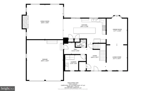 Floorplan - 3 Jaystone Ct, Silver Spring, MD 20905 photo 2 of 4