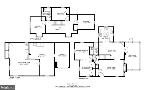 Floorplan - 10319 Cherry Tree Ln, Silver Spring, MD 20901 photo 1 of 3