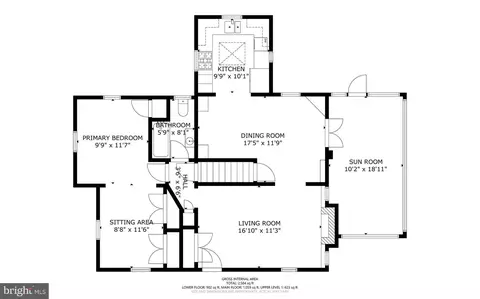 Floorplan - 10319 Cherry Tree Ln, Silver Spring, MD 20901 photo 2 of 3