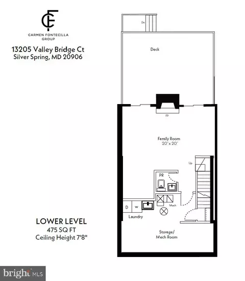 Floorplan - 13205 Valley Bridge Ct, Silver Spring, MD 20906 photo 3 of 3