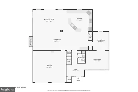 Floorplan - 14820 Windmill Ter, Silver Spring, MD 20905 photo 1 of 4