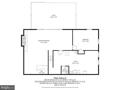 Floorplan - 14820 Cobblestone Dr, Silver Spring, MD 20905 photo 1 of 6