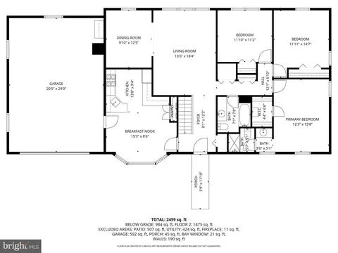 Floorplan - 14820 Cobblestone Dr, Silver Spring, MD 20905 photo 3 of 6