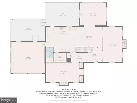 Floorplan - 7604 Hackamore Dr, Potomac, MD 20854 photo 2 of 5