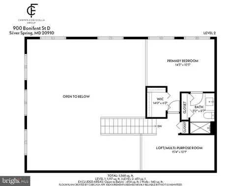 Floorplan - 900 Bonifant St #D, Silver Spring, MD 20910 photo 2 of 2