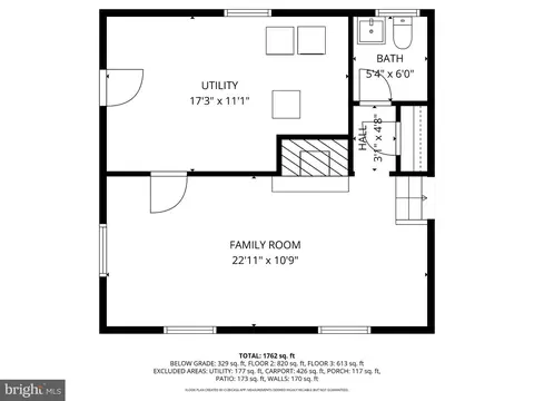 Floorplan - 3151 Castleleigh Rd, Silver Spring, MD 20904 photo 3 of 4