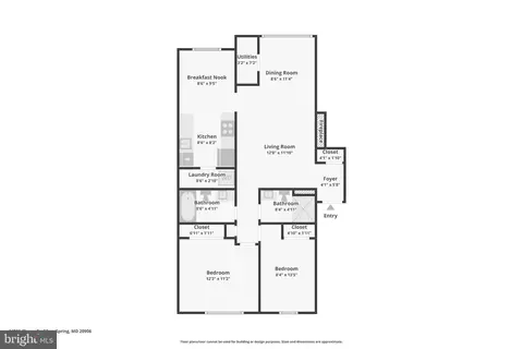 Floorplan - 14901 Cleese Ct #5CE, Silver Spring, MD 20906 photo 1 of 1