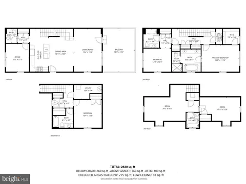 Floorplan - 8803 Courts Way, Silver Spring, MD 20910 photo 1 of 5