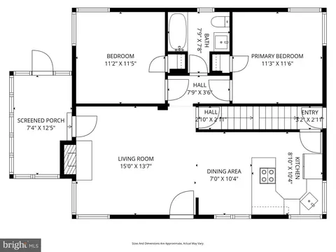 Floorplan - 110 Melbourne Ave, Silver Spring, MD 20901 photo 1 of 3