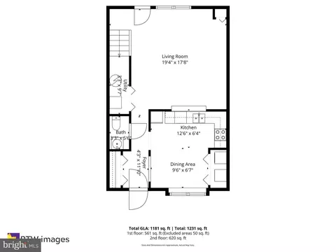 Floorplan - 1109 Cavendish Dr, Silver Spring, MD 20905 photo 1 of 2