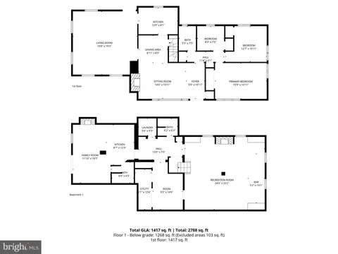 Floorplan - 1600 Oaklawn Ct, Silver Spring, MD 20903 photo 2 of 3